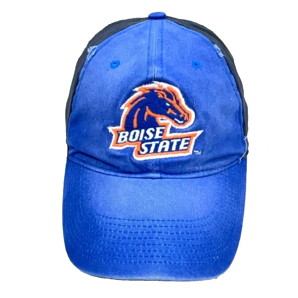 Boise State Broncos Hat Cap Stretch Flex Fit Nike‎ One Size Faded Dad Baseball
